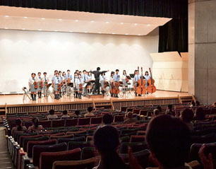 中高室内学部による初夏コンサート。 芸術大学、音楽大学への進学者も多い