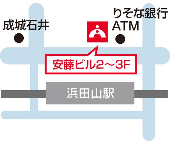 浜田山校 地図