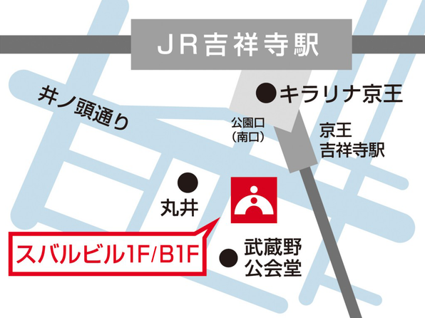 吉祥寺校 地図