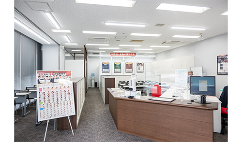 錦糸町校のカウンター