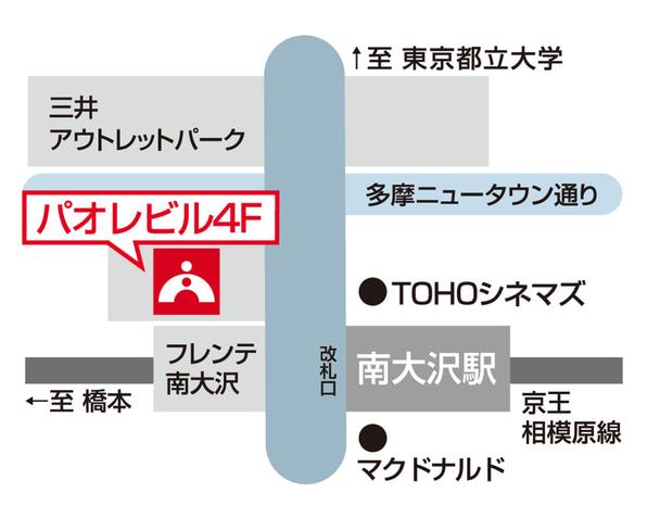 南大沢校 地図