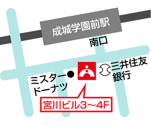 成城学園校 地図
