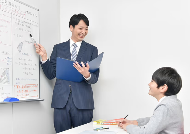 完全1対1個別指導のようす