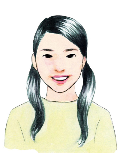 雙葉中 合格者イラスト