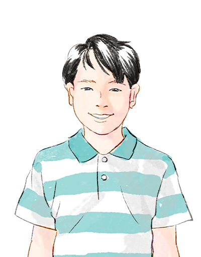 麻布中 合格者イラスト