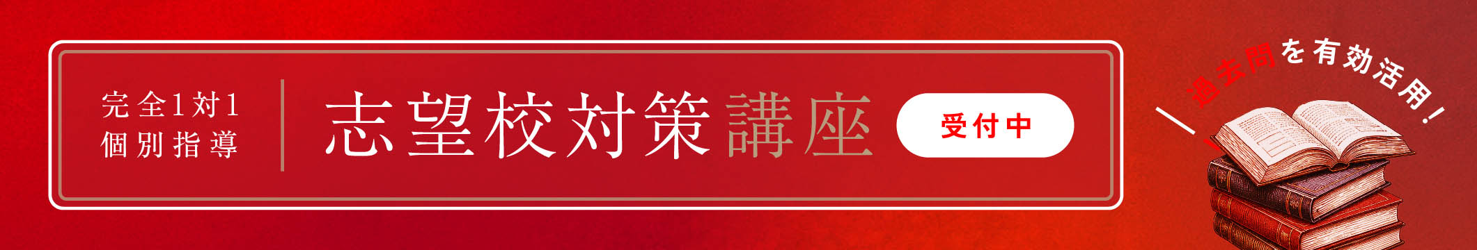 完全1対1個別指導 志望校対策講座 2026