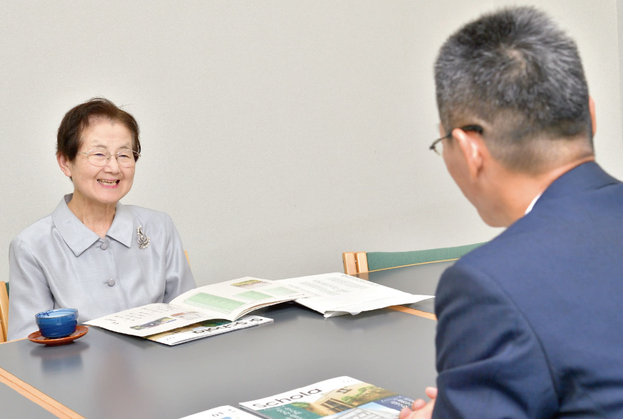 中学・高校は大学進学までの通過点ではない、勉強とは人と競争するものではなく自己を磨くもの、と和田校長