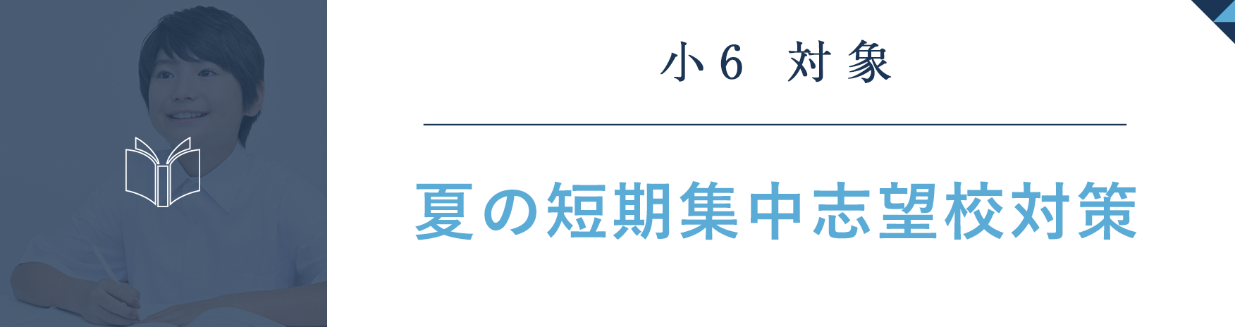 夏の短期志望校対策はこちら