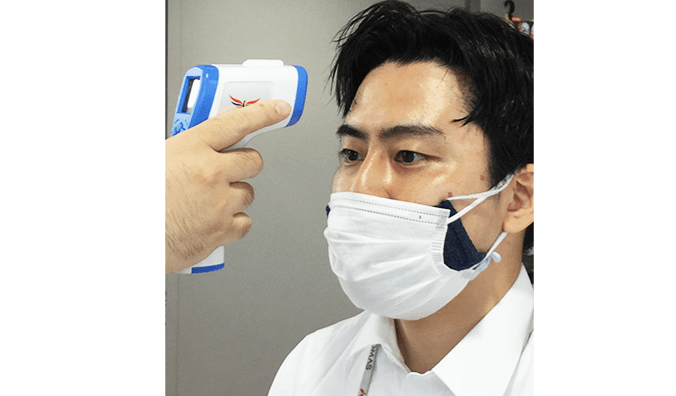 阿佐ヶ谷校の徹底した検温対策