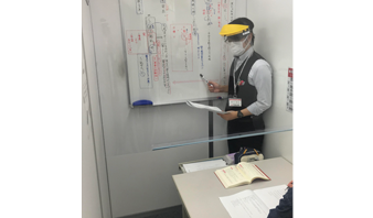 目黒校の講師によるコロナ対策
