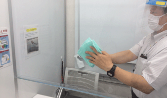 巣鴨校の授業前清掃