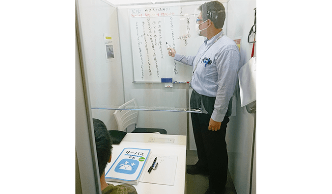 白山校の講師によるコロナ対策